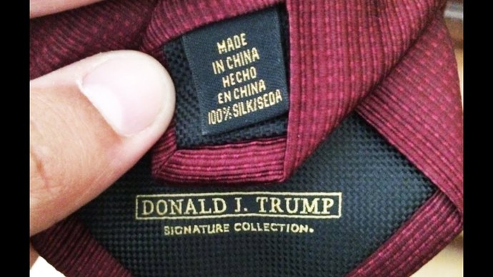 Why is he so worried about unions when all his stuff is MADE IN CHINA?