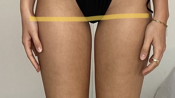 Where are the model measurements for hips?