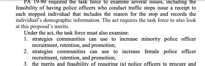 Would you approve legislation that calls out race and sex?