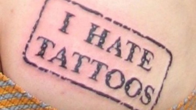 Why do people on this site hate tatoos so much?