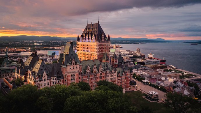 Chateau Frontenac, Ville de Québec (Québec City), QC, Canada