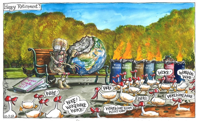 Martin Rowson on Murdoch's retirement