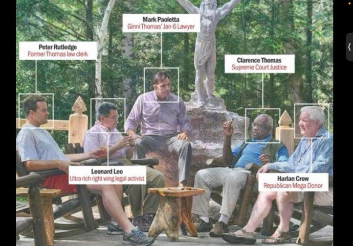 Republican SCOTUS judge has LOTS of billionaire “friends”. Should he be impeached?