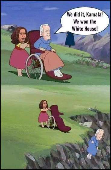 Did the Democrats pick Kamala because she was the only person they could find dumber than Biden or to make sure a woman never becomes president?