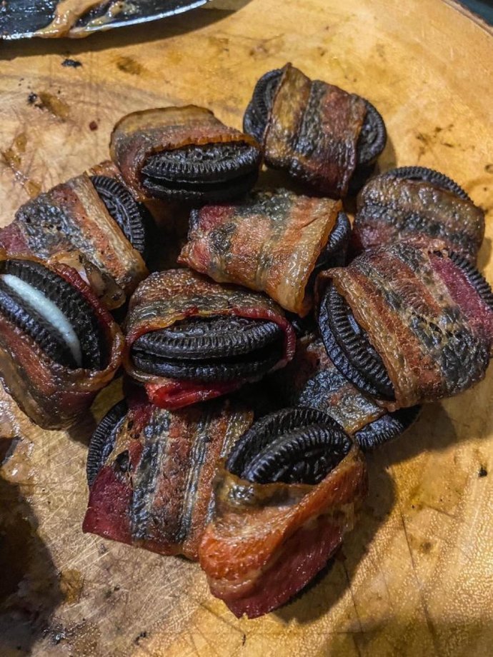 Would you eat bacon wrapped oreos?