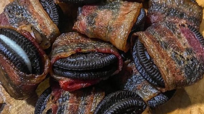 Would you eat bacon wrapped oreos?