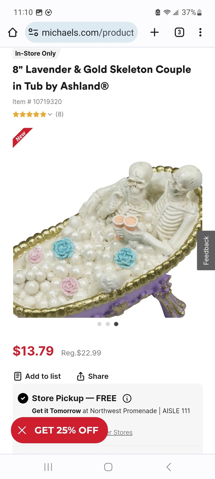 Halloween Candle Surprise so which color bathtub looks best?