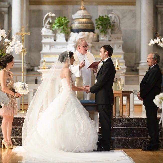 Have any of you had an intermarriage. But. Also done on the same exact day?