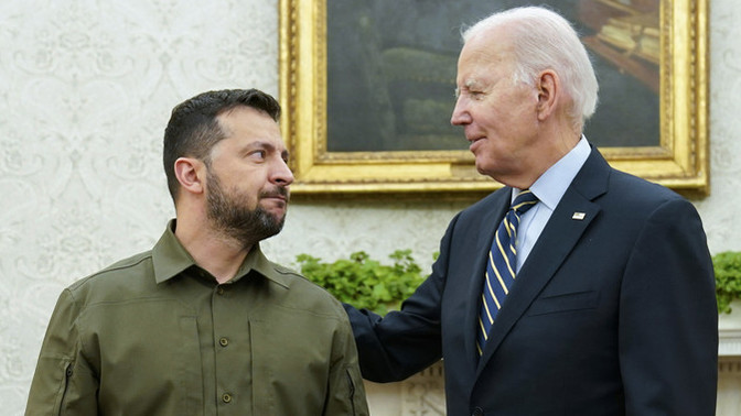 In a few days there might not be money for American government workers, but we have plenty for Ukranian government workers and their pensions?