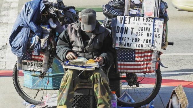 Why are illegal invaders getting free hotel rooms, cell phones, laundry service & haircuts when there are homeless US veterans on our streets?