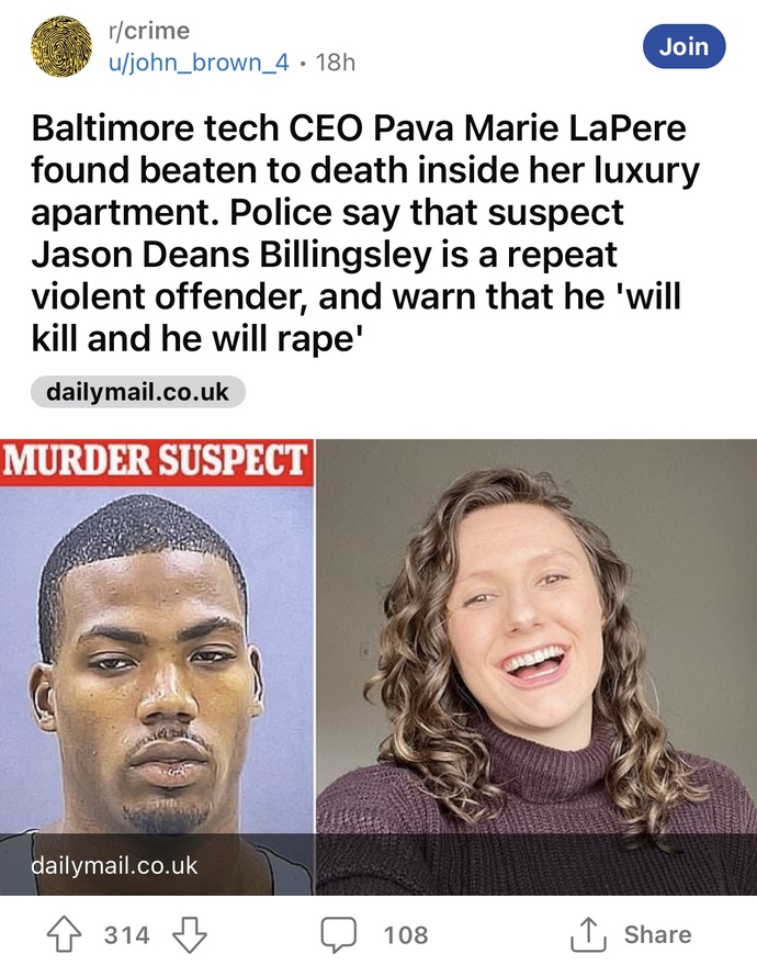 Why are some black people always committing murder?