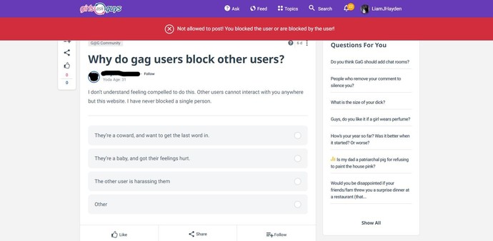 Why do people resort to blocking you even if you were just friends?