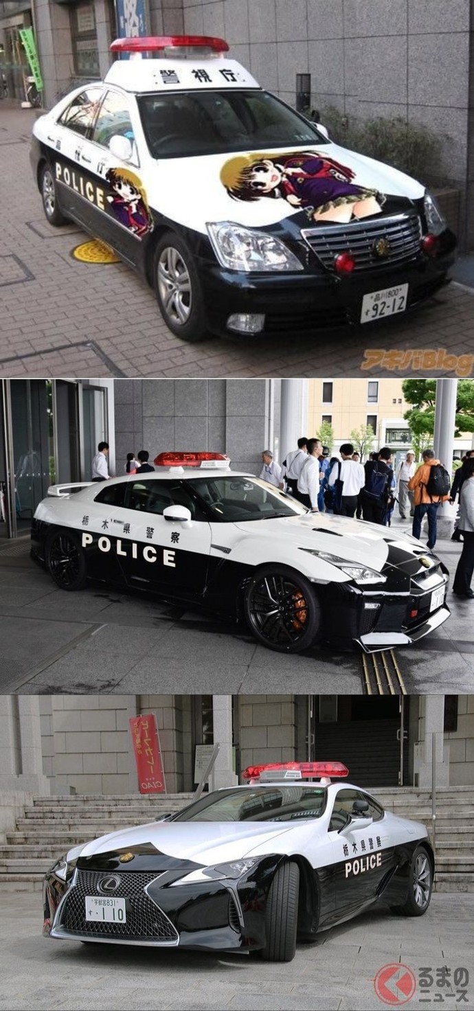 I think that Japan has the most unique and stylish police cars in the world. Does anyone agree?