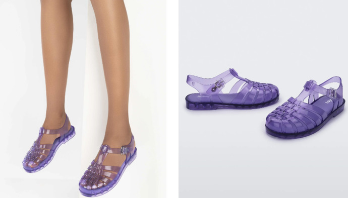 Which jellie shoes is prettier for casual wearing?