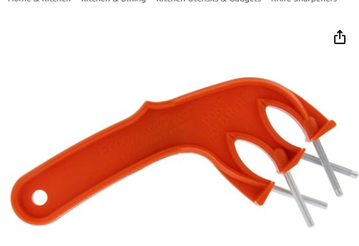 Are you good at sharpening knives?