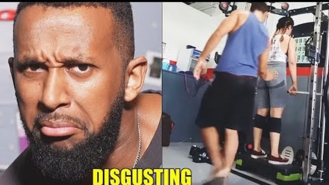 Why do some guys act creepy in the gym?