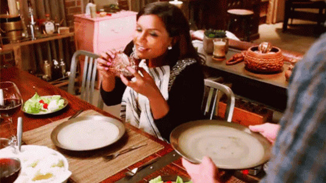 Would you be embarrassed if your date ate steak like the gifs below?