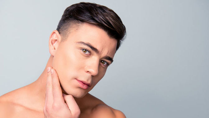 What does a "clean-shaved" face tell you about a man?