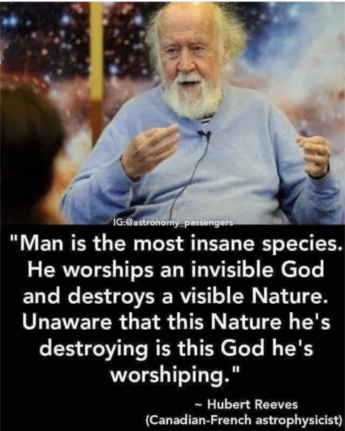 Why do so many who claim to believe in God, totally disrespect Nature?