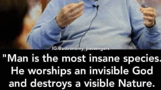 Why do so many who claim to believe in God, totally disrespect Nature?