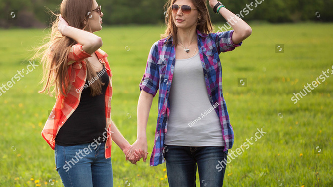 Do you hold hands with your friends and family when you go out and about together?