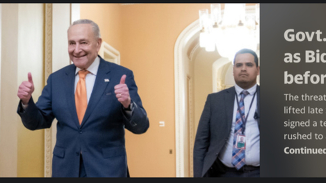 Democrats get a bad rap but they’re the Adults in Government, right?