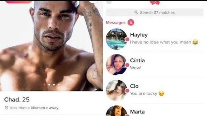 How is tinder not real life?