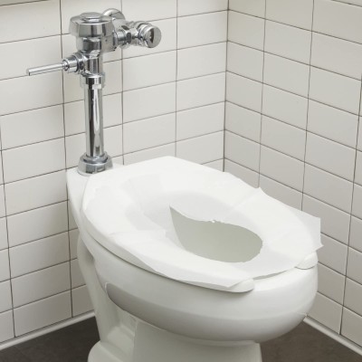 Do you ever cover the toilet seats when using a toilet stall in public restrooms?