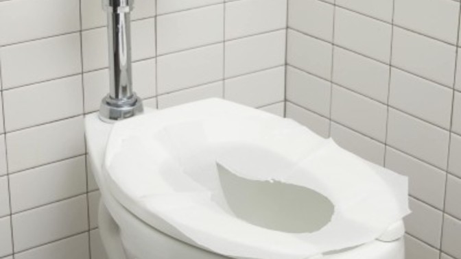 Do you ever cover the toilet seats when using a toilet stall in public restrooms?