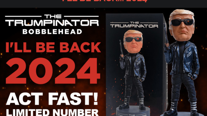 Would you buy a Trumpinator Bobblehead?