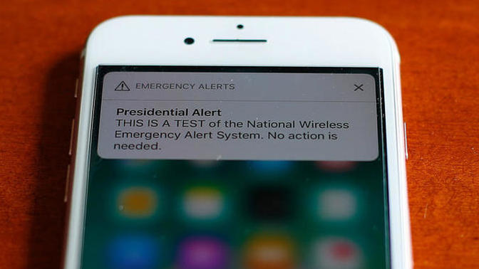 What will you do when the National Wireless Emergency Alert System test comes today?