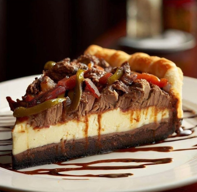 Would you eat philly cheesesteakcake?