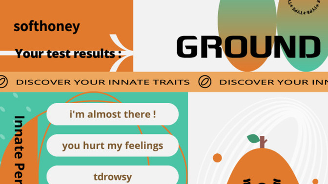 Just For Fun: What's your innate personality trait? Share your results?