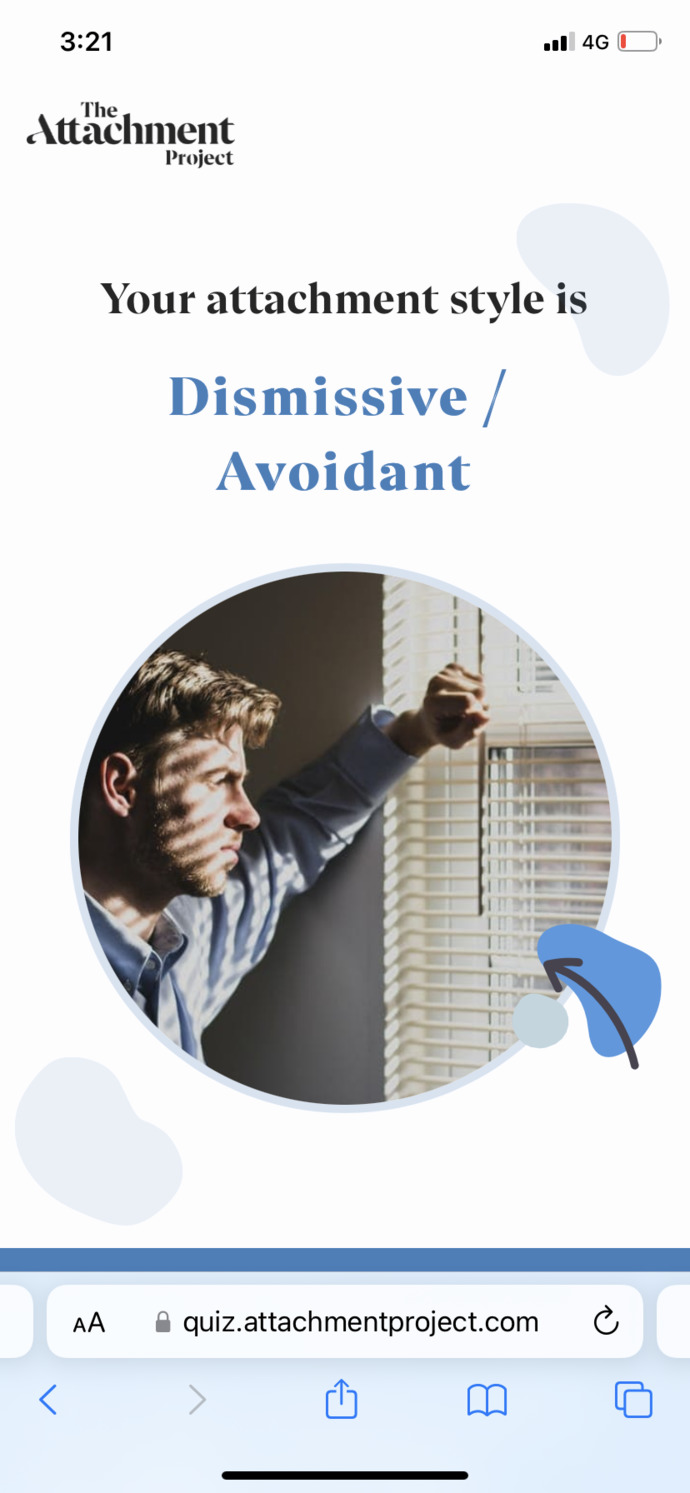 What's your attachment style? Share your results?