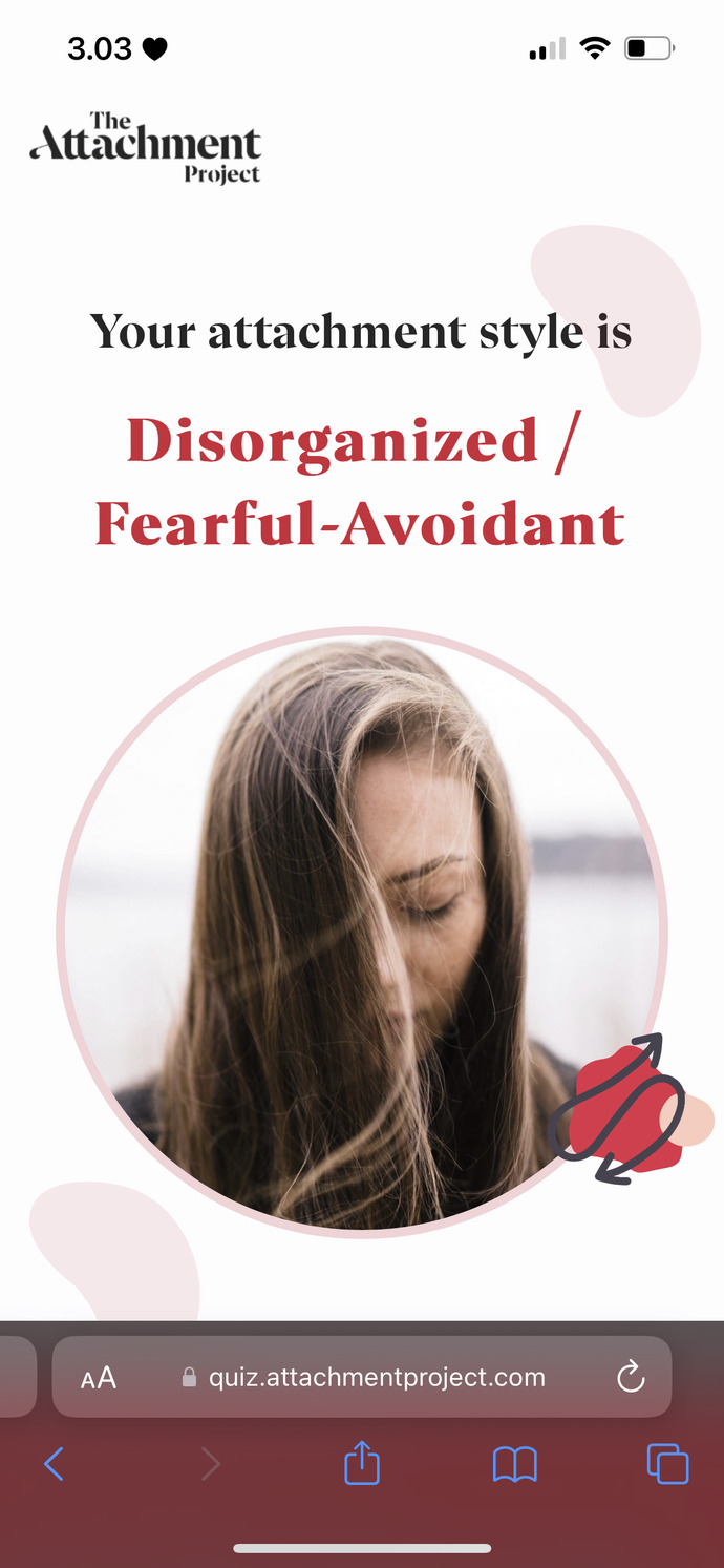 What's your attachment style? Share your results?