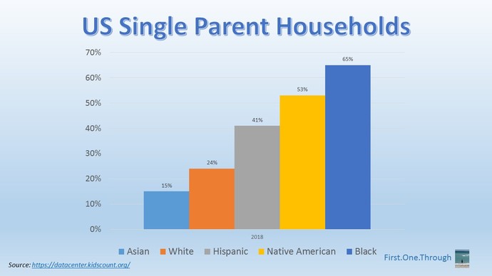 Why do right wingers think fatherlessness is less of an issue in the White community relative to the Black community?