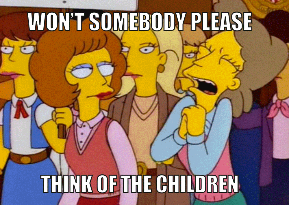 How come society promotes protecting youth but not adults?