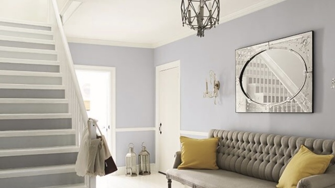 Is your room white at the top or painted over?