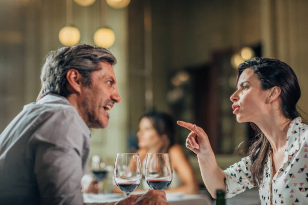 Would you say something if you saw a couple at a restaurant arguing and yelling at each other?