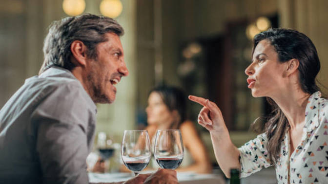 Would you say something if you saw a couple at a restaurant arguing and yelling at each other?