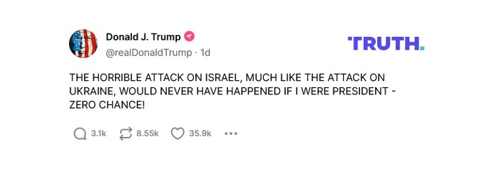 So Trump single-handedly would of won the war in Ukraine - and would win the war in Israel (with help from Putin)?