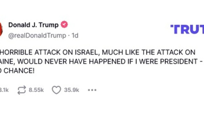 So Trump single-handedly would of won the war in Ukraine - and would win the war in Israel (with help from Putin)?