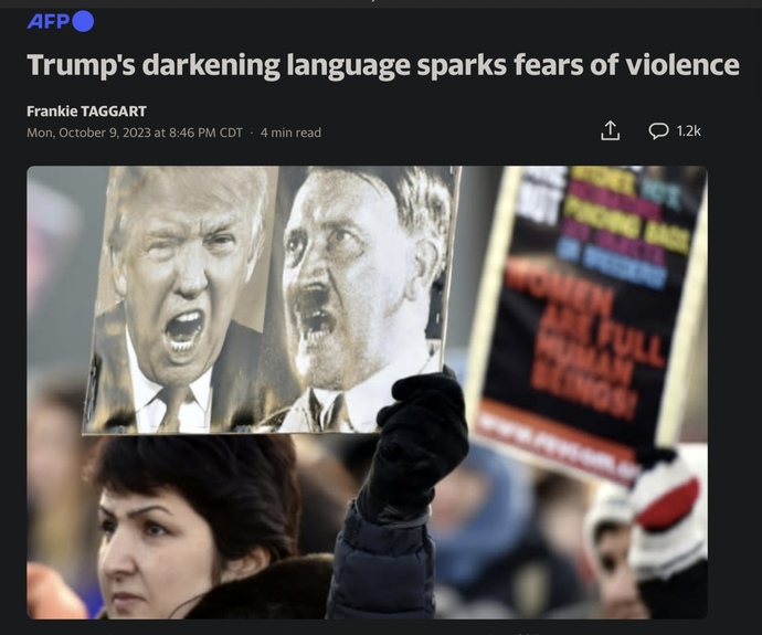 Is this Trump quote Hitler-like?