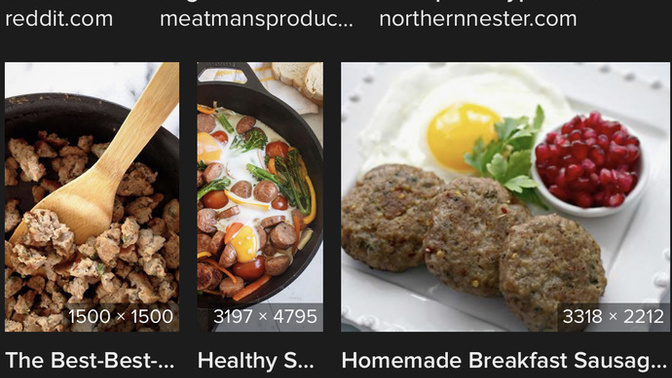 How do you take your breakfast sausage?
