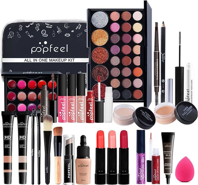 What are the essential steps in a complete makeup routine?