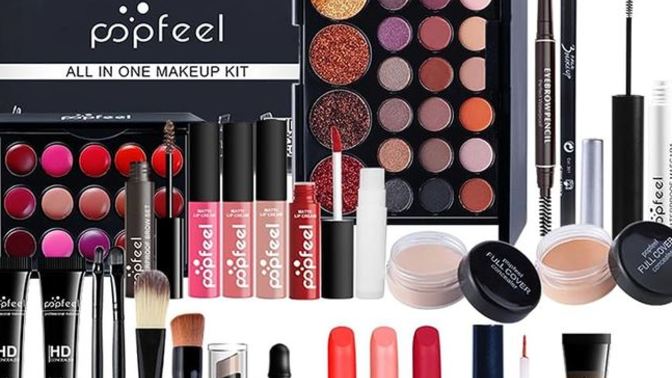 What are the essential steps in a complete makeup routine?