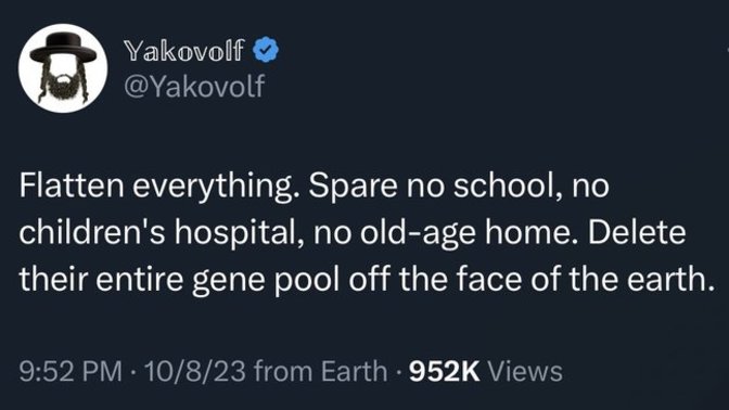Genocide is bad right?