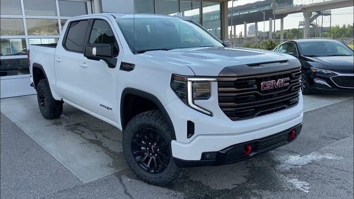 white gmc sierra