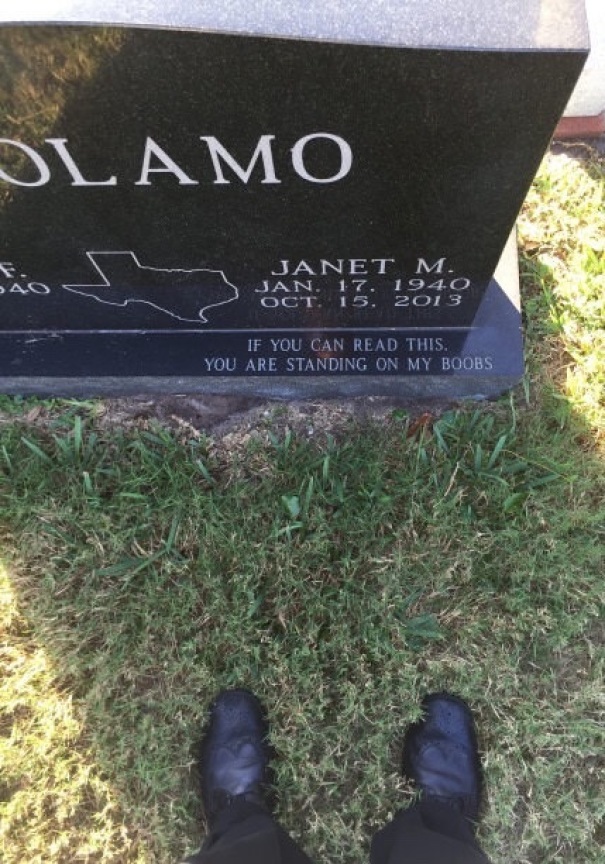 What do you want it to say on your gravestone?