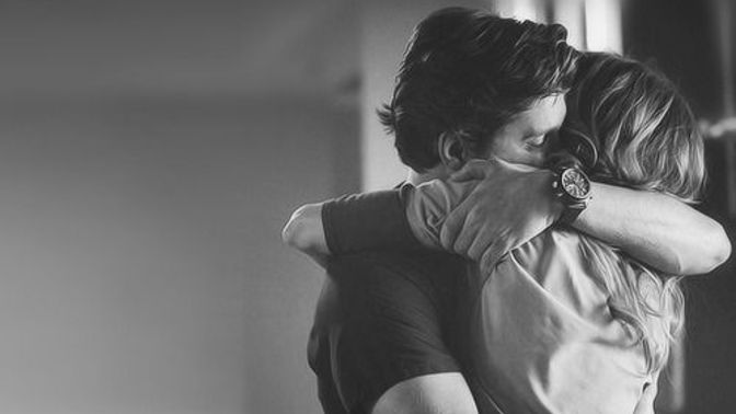 What is the significance of a guy hugging you from behind?